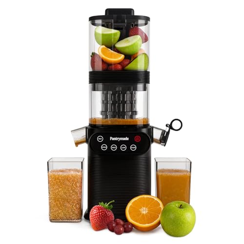 Image of Pantrymade Cold Press Juicer, 5.5 inch Feed Chute, High Juice Yield, BPA Free