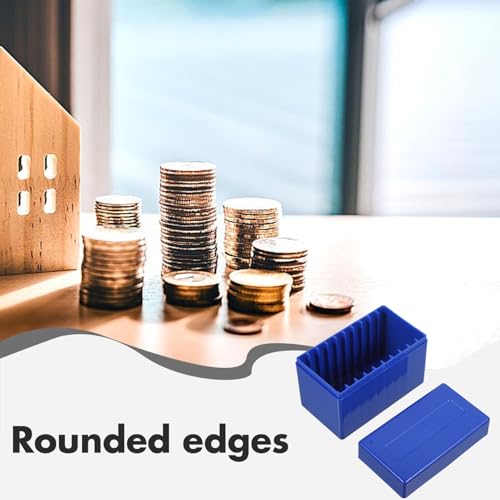 Caja Organizadora de Monedas de Plástico Azul miniatura 7