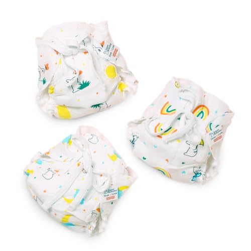 Image of SuperBottoms PREMIUM MUSLIN DryFeel Langot - Bummy Land - 3P (LARGE- 5-10KG)