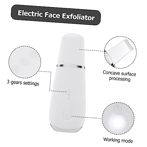 VILLCASE Raspador De Ultrassônico Espátula Facial Extrator De Cravo Esfoliante Facial Elétrico Aspir