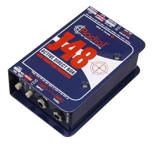 Radial J48 Stereo アクティブDI Amazon.com: Radial J48 MK2 48V Phantom Power Active Direct