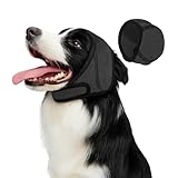 Cuffie Antirumore per Cani, Regolabili Fasce Cani Testa Protezione Rumore Comodi e Silenziosi Cappuccio Calmante Copriorecchie Accessori per Toelettatura Bagno Fuochi d'Artificio Tuono (M)