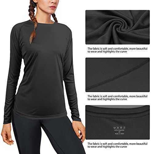 image for isnowood Swim Shirts for Women, UPF 50+ UV Sun Protection Long Sleeve 
