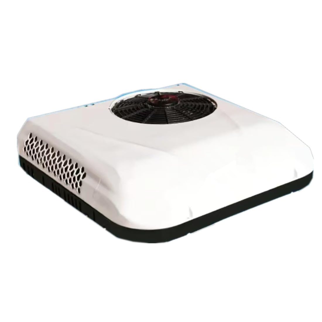 Deerou ユニバーサル車載エアコン 超薄型 冷暖房対応 トラック・RV・農機具用 電動インバーター搭載 屋上設置可能 冷却専用モード (48V-72V,ホワイト)