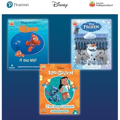 Pearson Bug Club Disney Reception Pack C, including decodable phonics readers for phases 2 and 3: Finding Nemo: It Did Nip!, Frozen: The Best Job, Lilo and Stitch