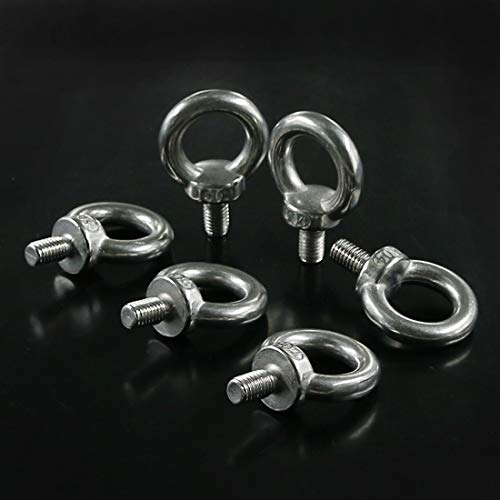 Glarks 36Pcs 304 Stainless Steel M8 Male Thread Machinery Shoulder