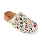 The Sak Bolinas Clog Shoe - Women's Slip On Sandal for Indoor & Outdoor Use, Comfortable Mule Shoes - Natural Multi Flowers