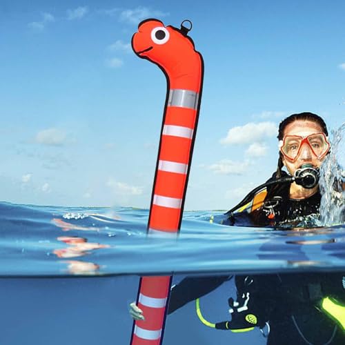 Boya de seguridad para buceo que evita accidentes con barcos gracias a su reflejo 3
