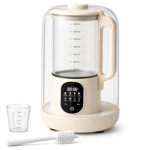6 In 1 Nut Milk Maker Machine, 50Oz (1500Ml) Detachable Design