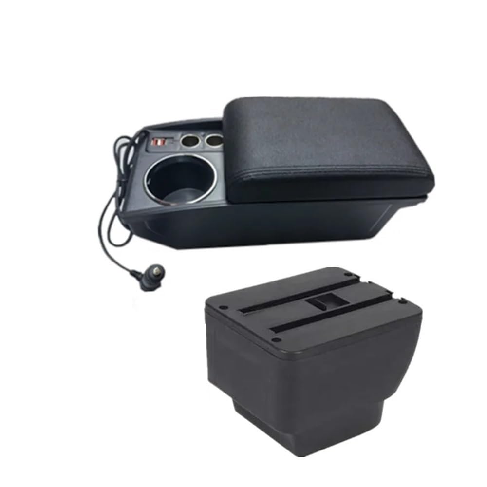 AIERDEYP Car Armrest Box For Mazda 2 Demio Car Armrest Box