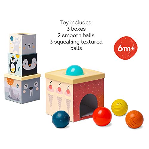 Boite à balles pour partager des sourires avec bébé