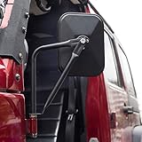 MICTUNING Upgraded Rectangular Adventure Door Hinge Mirror, Easy Installation Side Rear View Door...