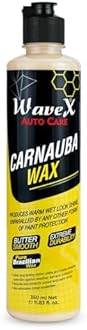 Wavex Carnauba Wax Car Polish 350ml | Wax That Restores Dull Old Paint to New | Polish for Painted Surface, Headlights & Chrome Components