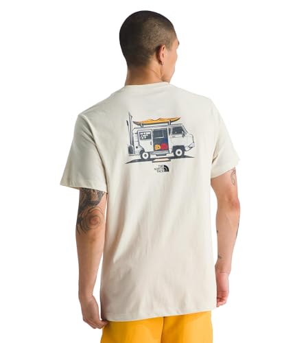 THE NORTH FACE Men's Evolution Van Life Short Sleeve Tee | T-shirt With Ribbed Collar & Set-in Sleeves