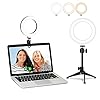 Desk Ring Light for Zoom Meetings &...