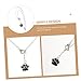 BESPORTBLE Cartoon Dog Necklace for Pets Durable Alloy Pendant Cute Costume Jewelry for Dogs and Cats for Parties and Festivals
