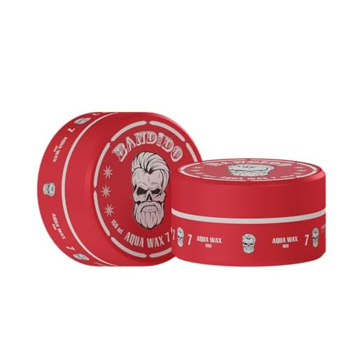 Bandido Aqua Hair Wax Nr.7 Red 150ml | Haargel | Gel Wax | Haarwachs mit Fruchtigem Duft und Starkem Halt