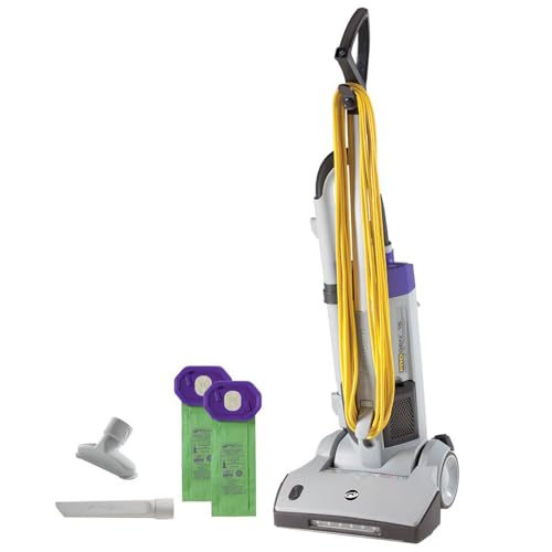 ProTeam ProGen 15 Single Motor Commercial Upright Vacuum with ProLevel HEPA Media Filtration and...