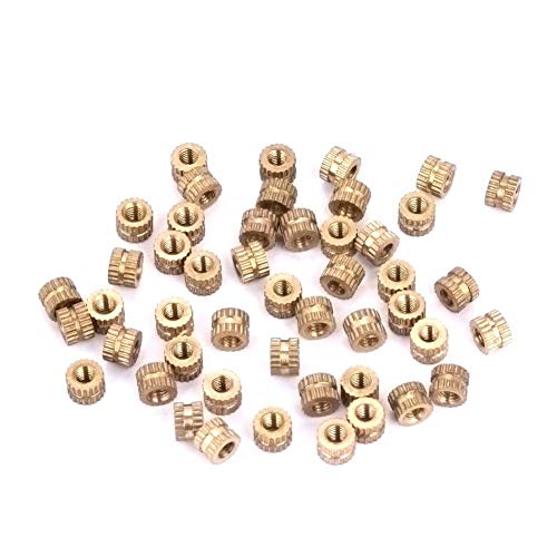 Inserto in ottone, 50 pz M3 Cilindro in ottone