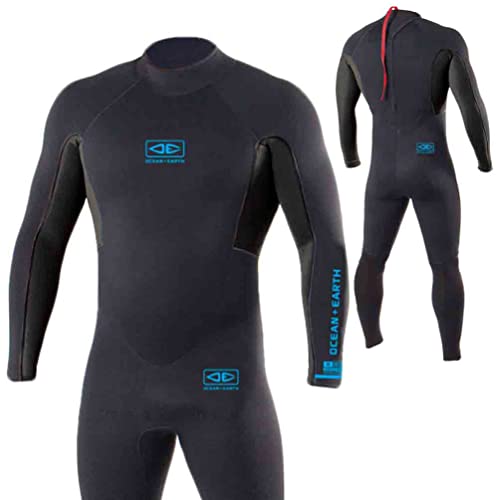 ウェットスーツ 3mm 2mm メンズ フルスーツ ウエットスーツ オーシャンアンドアース OCEAN&EARTH サーフィン ダイビング シュノーケル SUP シュノーケリング 黒 BLUE M