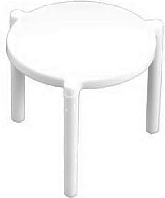 SafePro PZS, 1.5-Inch White Plastic Pizza Stands/Savers/Stax, Take Out Catering Disposable White Pizza Stack (50)