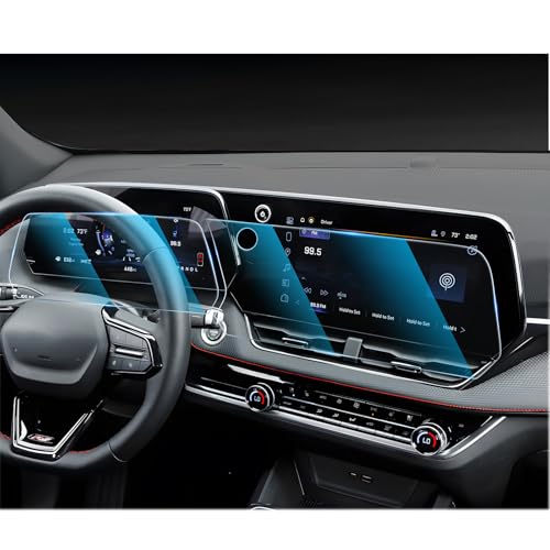 For 2025 2026 Chevrolet Equinox Screen Protector - (2PCS) 9H HD Tempered Glass - Chevy Equinox (LT, RS, Activ) 11.3 Inch Touchscreen & 11 Inch Instrument Accessories