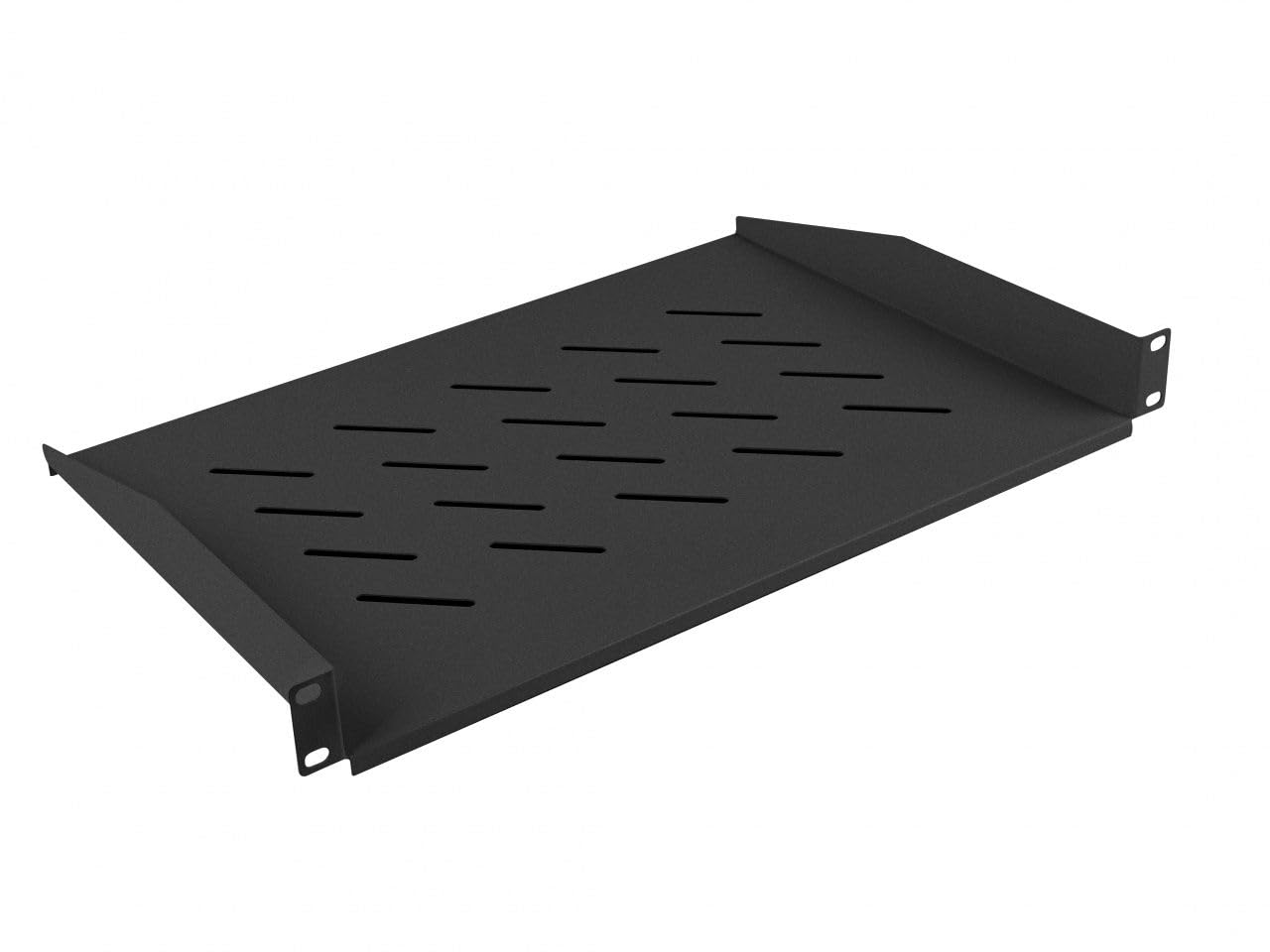 Lanberg Ak-1008-B Shelf For 19Â' Racks 450/600/800Mm (1U, 483X315mm, Load Capacity Up To 20Kg) Black 5901969403879
