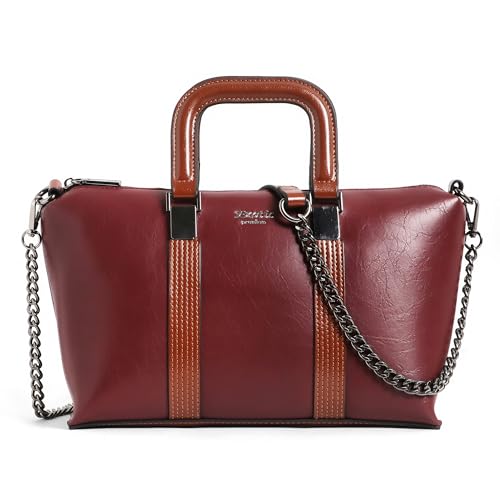 Image of EXOTIC Solid Pattern Elegance Hand Bag For Women | Chain Handle | Shopping Bag | Occasional Bag | Perfect for Gift