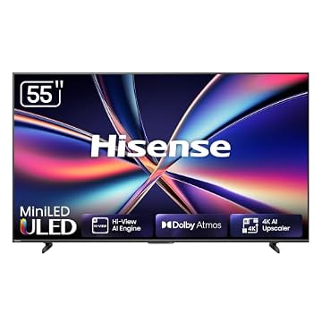TV Smart Hisense 4K 55" Mini LED