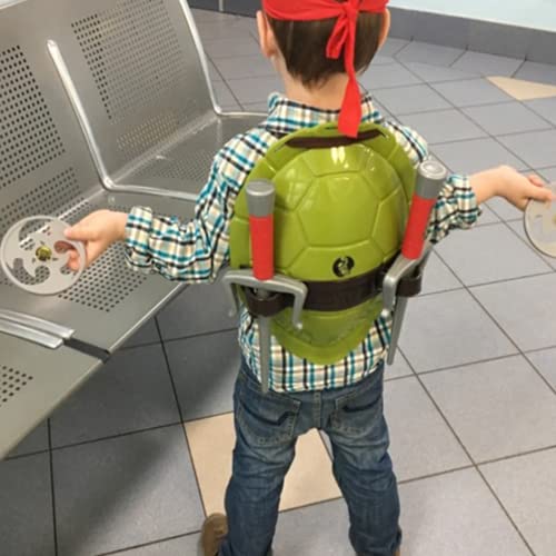 Homyfy Super Hero Cosplay Ninja Tortoise Costume Cos Dressed Weapon Suit Halloween Decoration Birthday Party Favors For Kid… #TOP1