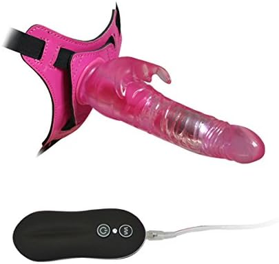 Lesbian Strap On 10 Modes Waist Adjustable Double Role Play Toy Pink