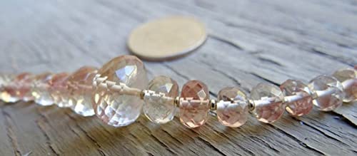 Pierre de soleil d'Oregon LKBEADS rondelle facettée 4.2-11mm pour perles bijoux DIY
