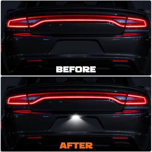 Luz de matrícula para Jeep Compass 2017-2022 bombilla trasera de repuesto de 12V 4