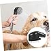 DECOMELODY Pet Shower Sprayer Dog Bathing Tool with Massage Brush Flexible Cleaning Accessory for Easy Pet Grooming Skid Design Durable Hose