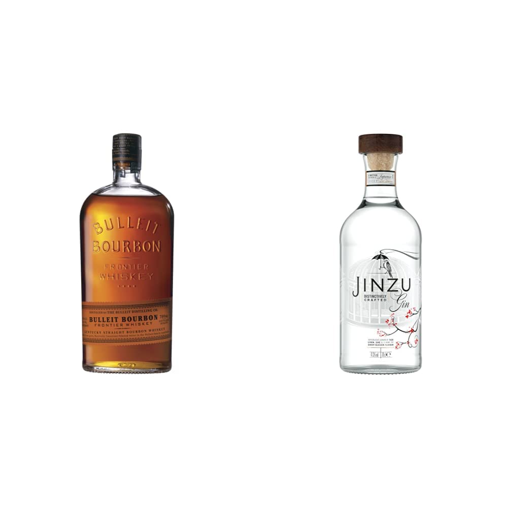 Bulleit Bourbon Whiskey Americano - 700 ml & Jinzu Gin - 700 ml