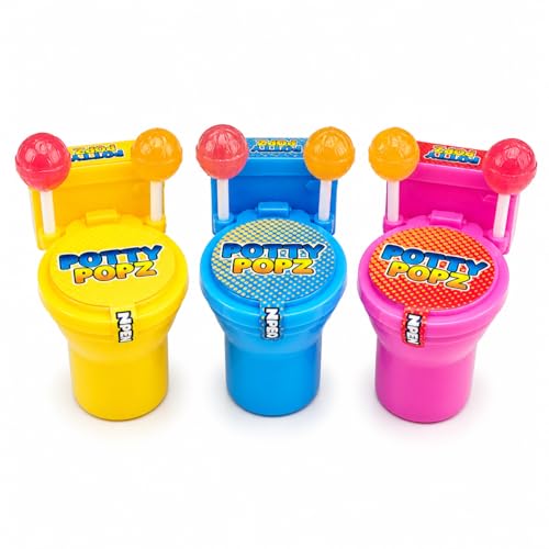 Potty Popz Toilet Candy With Sour Powder Dip (Display of 12 toys) - image 1