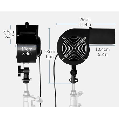 Ventilateur de studio pour cheveux et mariage angle reglable 120W - 8