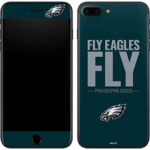 Skinit Decal Phone Skin Compatible with iPhone 8 Plus - Officially Licensed NFL Philadelphia Eagles Team Motto Design