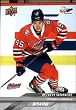 2024-25 Upper Deck CHL #313 Beckett Sennecke Oshawa Generals SP Official Canadian Hockey League Trading Card MINT Condition