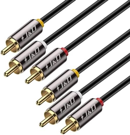 InLine Cinch-Kabel AUDIO PREMIUM, 25m – Mit Vergoldeten Steckern Für Hochwertigen Klang