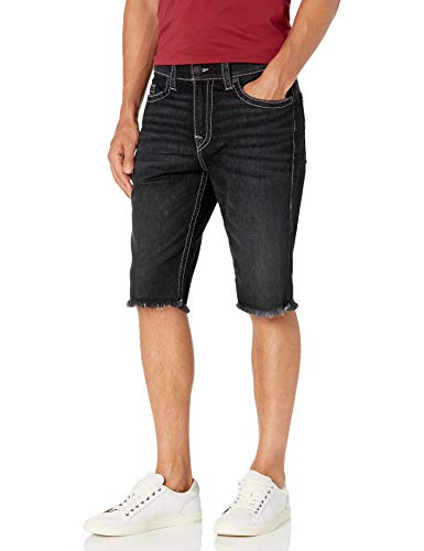 True Religion Men's Ricky Big T Straight Leg Short, Suburbanite, 34