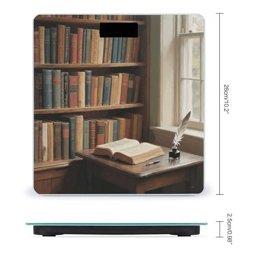 Báscula de Baño Digital LCD con Vidrio Templado miniatura 2