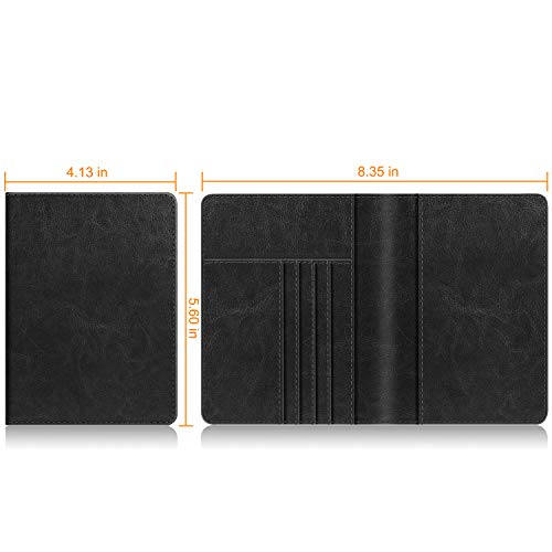 Fintie Passport Holder Travel Wallet Rfid Blocking Pu Leather Card Case Cover, Vintage Black #TOP3