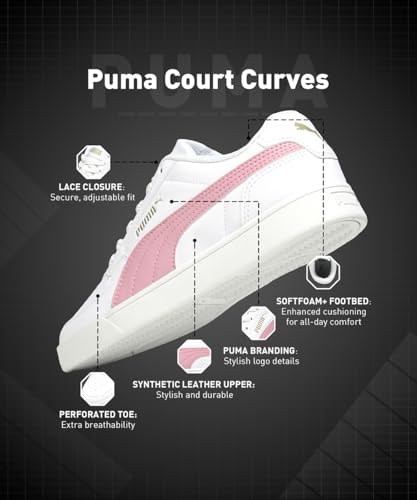 Image of Puma Unisex-Adult Court Curves Sneaker