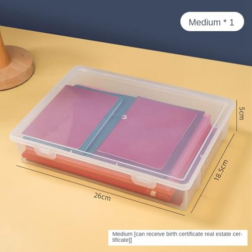 10 Boîtes A4 en plastique transparent pour dossiers M - 5