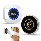 ChunHee Dog Door Bell, Smart Dog Doorbell for Potty Training to Go Outside, Dogs Bells for Doggie to Ring to Go Potty Train with Customized Ringtones Adjustable Volume, 1 Dog Button
