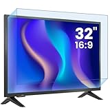 F FORITO 32 inch 16:9 Anti Blue Light Matte TV Screen Protector, 32' TV Eye...