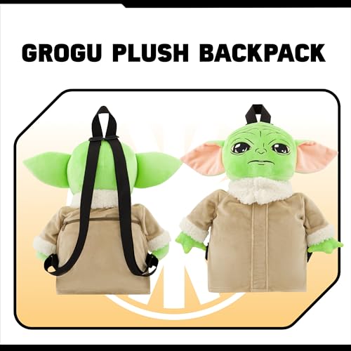 Image of STAR WARS Grogu Mini Backpack, Multi, 12 Inch | The Mandalorian Plush Small Travel Bag Purse for Men and Women, Adjustable Shoulder Straps