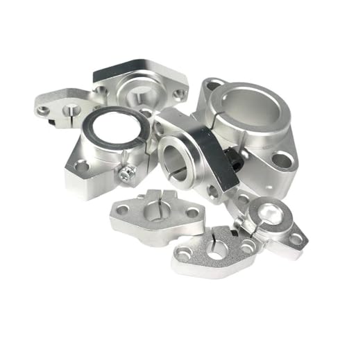 Support SHF40 pour arbre de rail linéaire 40mm en aluminium rigide