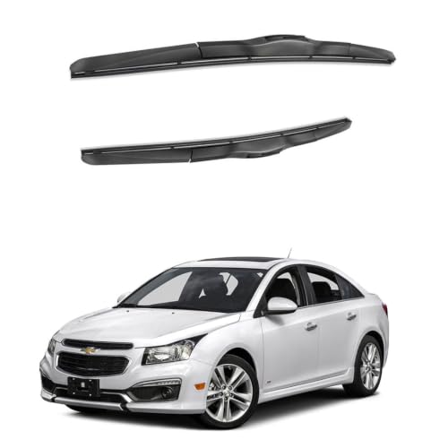 Image of Oshotto Frameless (O.E.M Type) Replacement Wiper Blades Compatible with Chevrolet Cruze (24 inch / 18 inch)